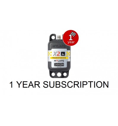 X2 Transponder Kart + 1 year Subscription (pack)