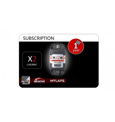 1 Year Car / Bike Subscription Card X2 Transponder